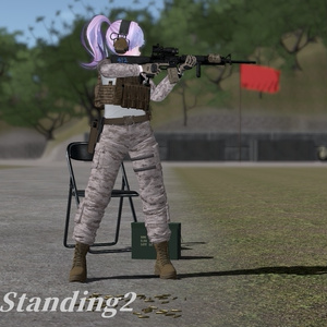 【VRC想定】AR15ポーズパック Vol.2（18ポーズ） 缩略图 7