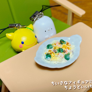 ミニチュアフード エビとブロッコリーのグラタンB