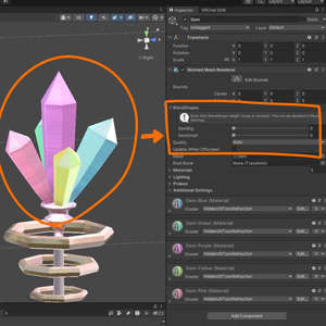 【オリジナル3Dモデル】ギミックあり！RadiantJewel_Wand ~輝く宝石の杖~ (ラディアントジュエルワンド)　魔法の杖 MA対応 缩略图 10