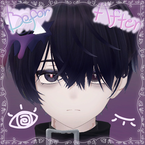 【carre (キャレ) 対応】 - Eye texture - ～ QuietDarkness Eyes  2color ～ 缩略图 3