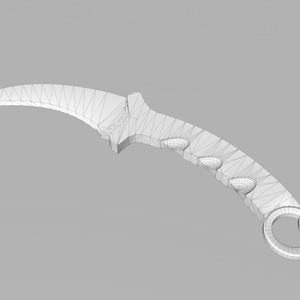[3D/Unity]Claw knife 爪子刀