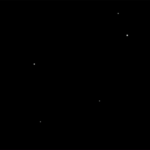 【自然なループ】黒背景に丸が動く背景素材