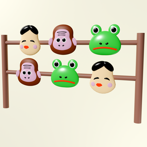 お祭り　おめん