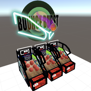 [cluster用アイテム]BOUNCE BURST（バウンスバースト）置くだけでバスケットボールが出来る。