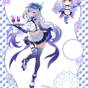 C104 C104新刊原神フリーナ中心イラスト集サンプルページ - 陸