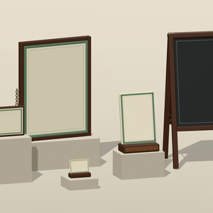 【無料 / Free】【VRChat】CAFE SIGNAGE｜カフェ・ショップ看板5種｜Editable Menu & Sign Props 缩略图 2