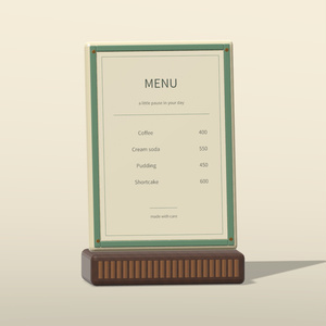【無料 / Free】【VRChat】CAFE SIGNAGE｜カフェ・ショップ看板5種｜Editable Menu & Sign Props 缩略图 3