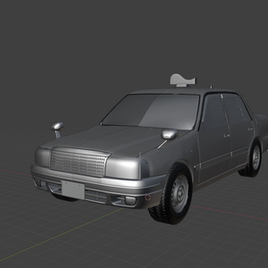 日本のタクシー 3Dモデル