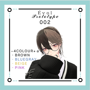 中性HalfUP Hair[Prototype.002]