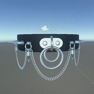 Ring Choker　リングチョーカー　チェーン付き