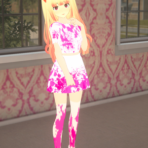 VRoid Halloween Splatter Skirts