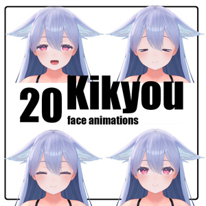 20 face animations for Kikyo 缩略图 4
