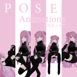 Pose Animations [ Idle + Sit ]