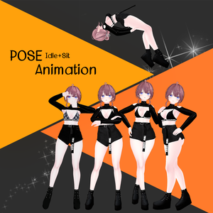 Pose Animations [ Idle + Sit ]