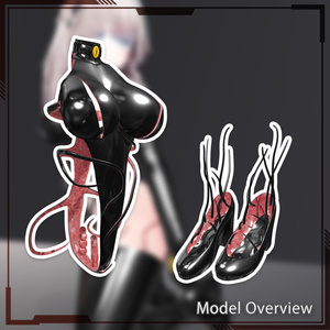 【複数アバター対応】LivingBodysuit Alpha v1.0 触手服α型 缩略图 5