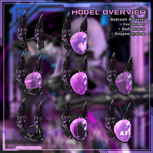 【複数アバター対応】EvilFall Fox Set 恶堕战斗员_狐 v1.0 缩略图 14