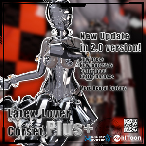 【複数アバター対応】Latex Lover Corset Plus 乳胶恋人束腰加强版 v2.0 缩略图 3