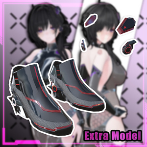 【複数アバター対応】Taimanin Bodysuit 忍者风战斗服 v1.0 缩略图 4