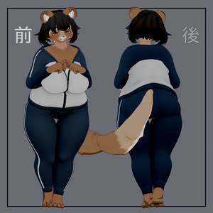 VRChat向けオリジナル3Dモデル:花緒ちゃん[Hanao] 缩略图 2