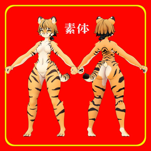 VRchat向けオリジナル３Dケモノアバター「雷華(Raika)」 缩略图 6
