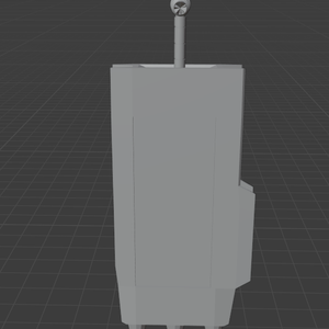 Untextured Parody Rosmontis Shield Blender Files
