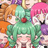 あまい綿に咲く花