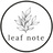 leaf note