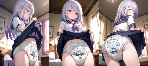 ぞうさん柄おむつLoRA（Illustrious専用）
