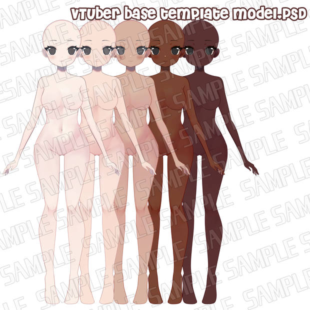VTuber base template model