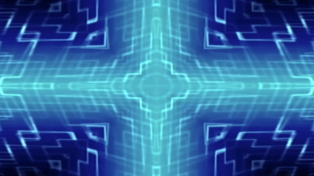 ダークブルー万華1