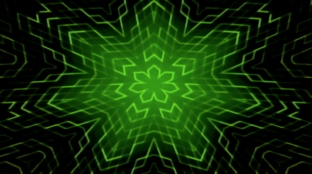 ダークグリーン万華鏡２