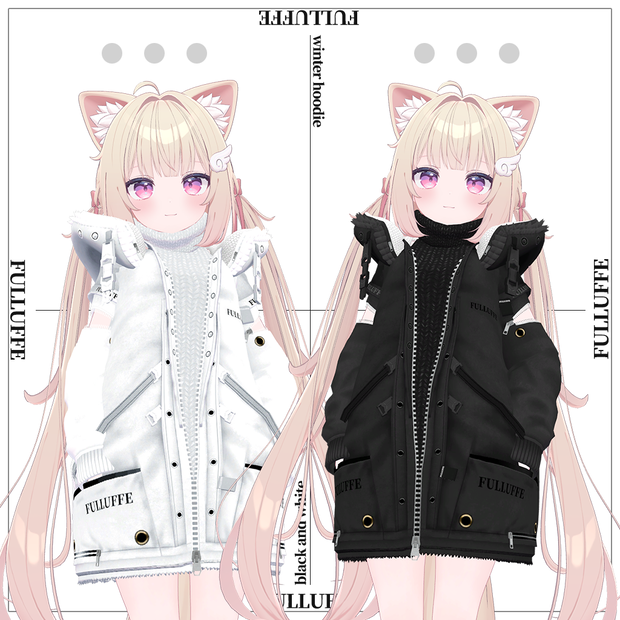 「シフォン-Chiffon-」専用【3D衣装モデル】Fulluffe
