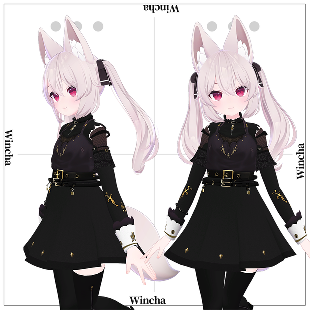「カリン」専用【3D衣装モデル】Wincha
