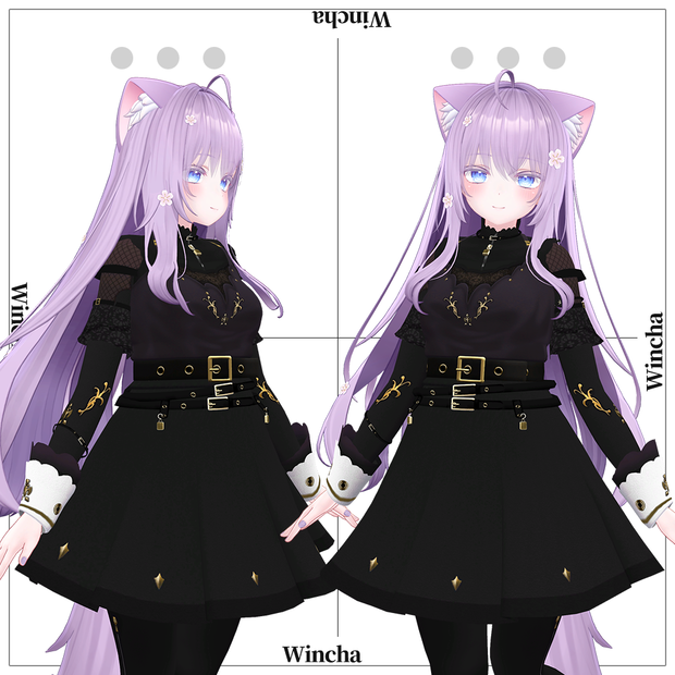 「萌」専用【3D衣装モデル】Wincha