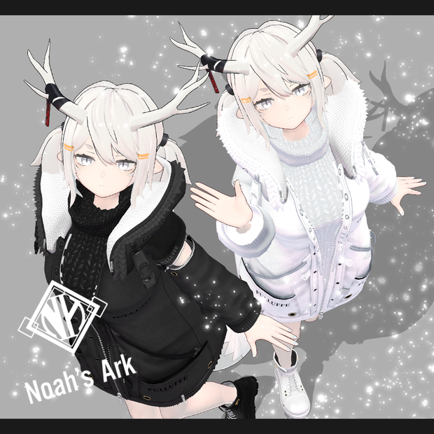 「龍のヨルちゃん」専用【3D衣装モデル】Fulluffe（フルッフェ）