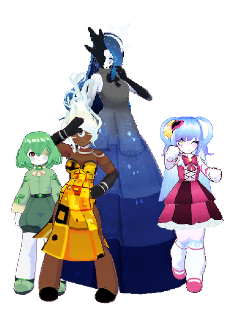 Lobotomy Corp Magical Girl Vroid Pack!