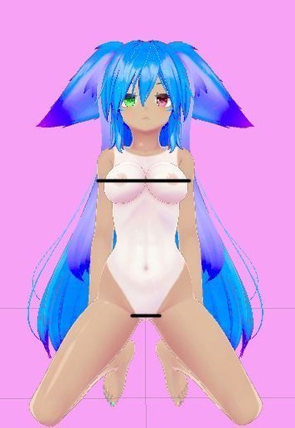 18+ Bathing Suit Tan Body Texture For KissMa | VRC