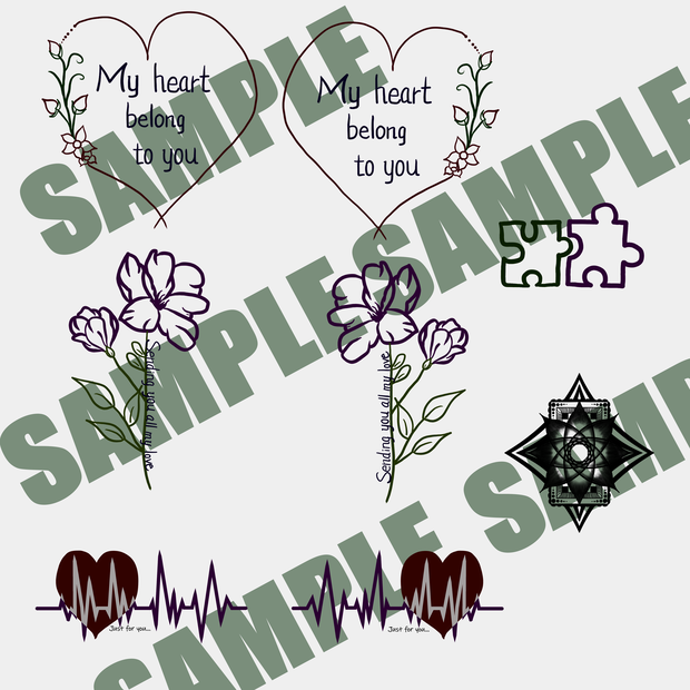 PairTattooSet【VRC想定】おまけ付☆