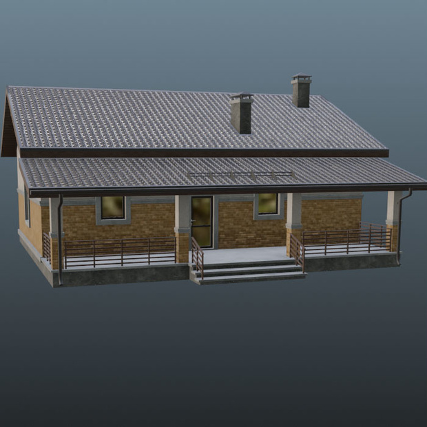 blenderファイル　家　3dモデル