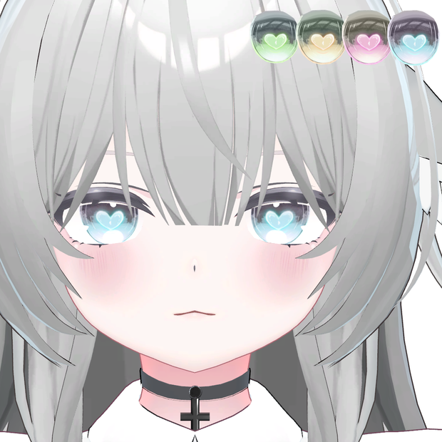 ルミリ用瞳－♡テクスチャー　