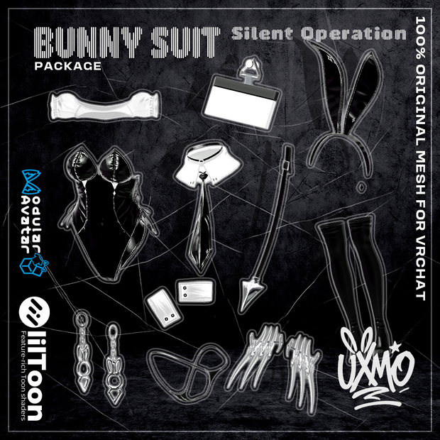 [CLOTH] 🐰Clawed Battle Bunny Suit