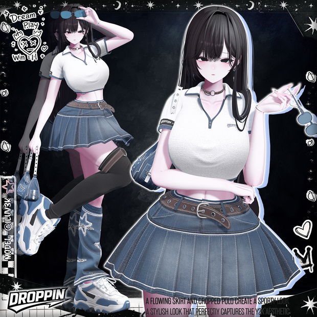 [14avatars] DROPPIN SUMMER SPORTY- VRC / colors Pick 22🎨