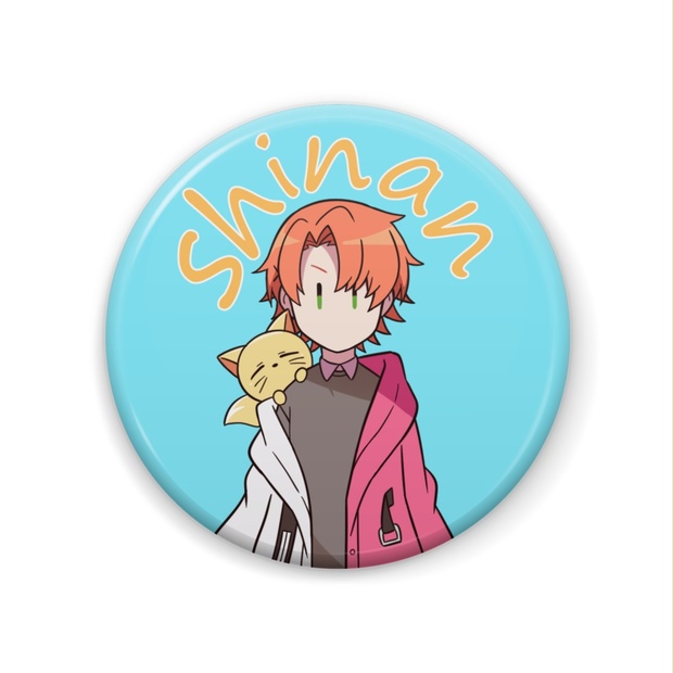 復刻グッズ】至難描きおろし缶バッジ（青） - OSHINAGAKI - BOOTH