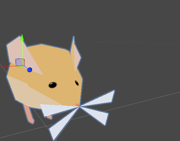 lowpolyトビネズミくん