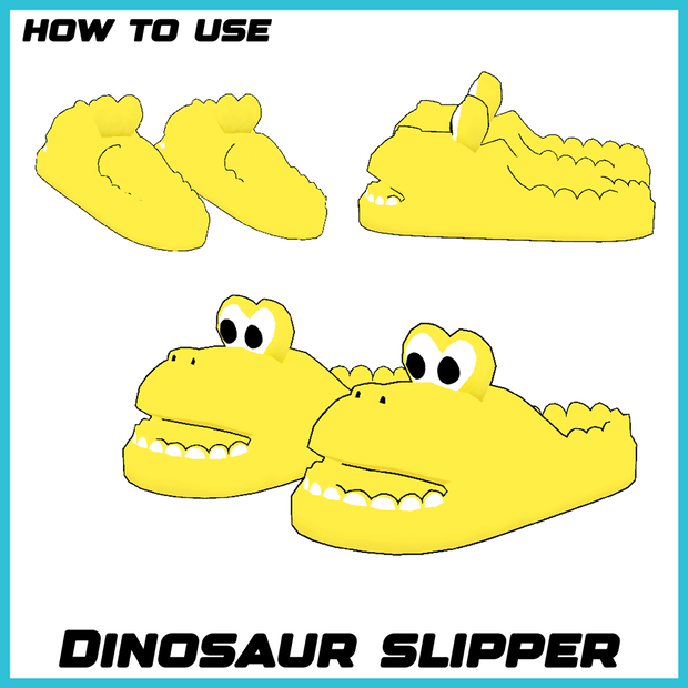 Dinosaur Slippers