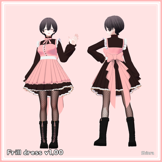 フリルドレス Frill dress v1.00