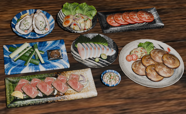 居酒屋フードセット-vol.3 (Izakaya food props-vol.3)