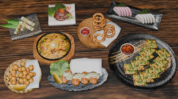 居酒屋フードセット-vol.5 (Izakaya food props-vol.5)