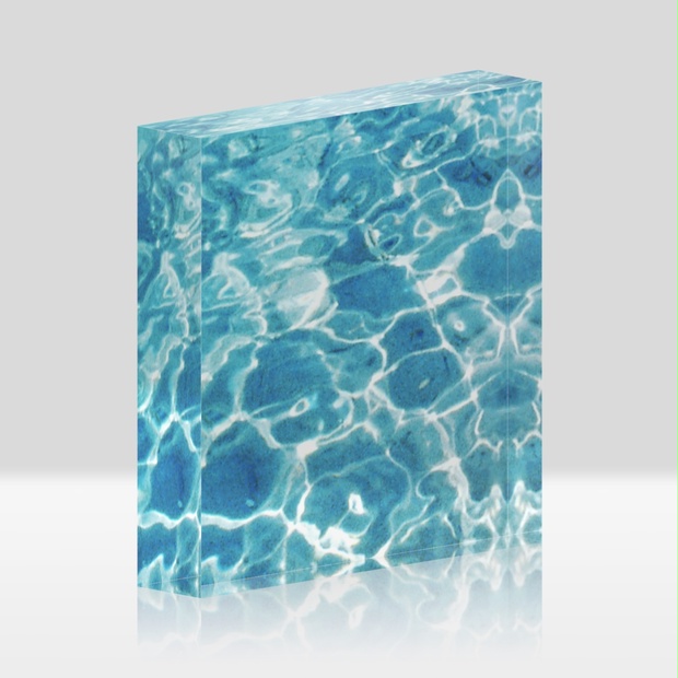 BXです❣️4枚セット　水の波紋 アクリルカード 確認用　0808 Amazon | SEWACC 4個人工水の波紋シート チュア模型用 水面テクスチャ