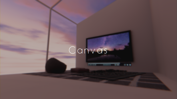 【VRChat想定】Canvas【ワールドアセット】